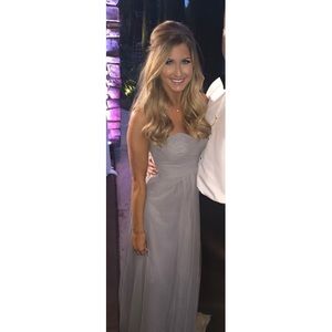 Grey, tulle, bridesmaids dress by Sorelle Vita